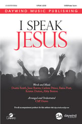 I Speak Jesus SATB choral sheet music cover